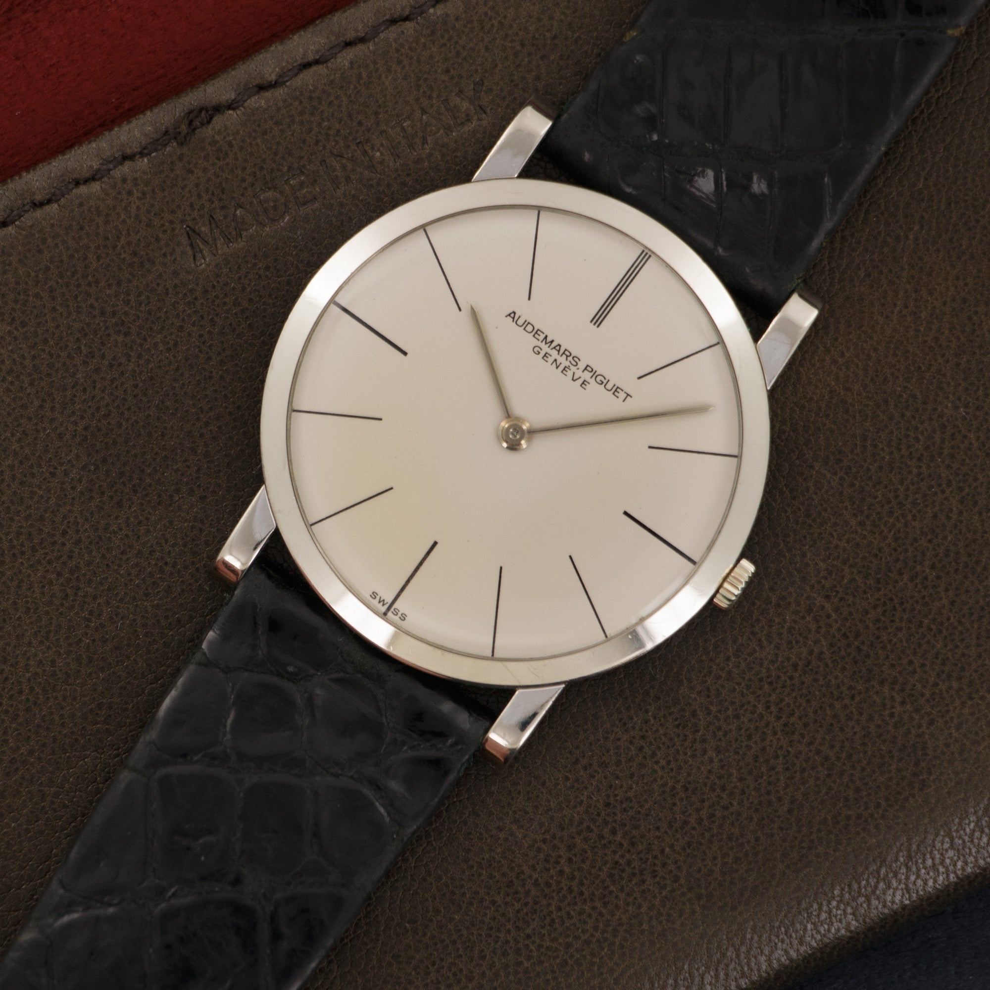 Audemars Piguet - Audemars Piguet White Gold Ultra-Thin Strap Watch - The Keystone Watches