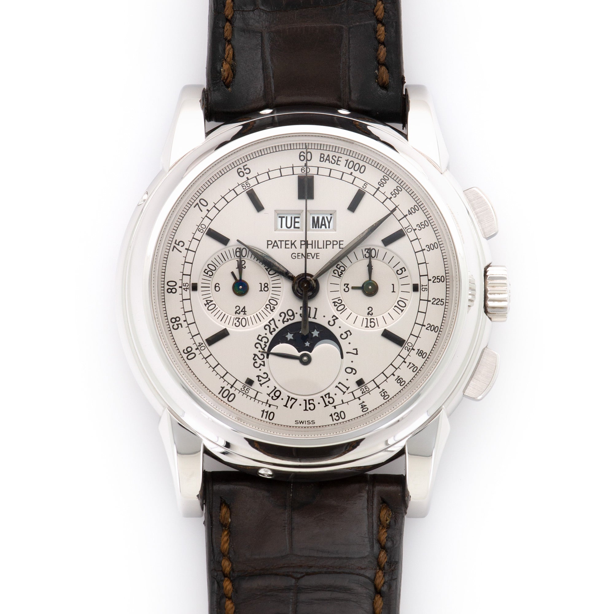 Patek Philippe - Patek Philippe White Gold Perpetual Calendar Chronograph Watch Ref. 5970 - The Keystone Watches