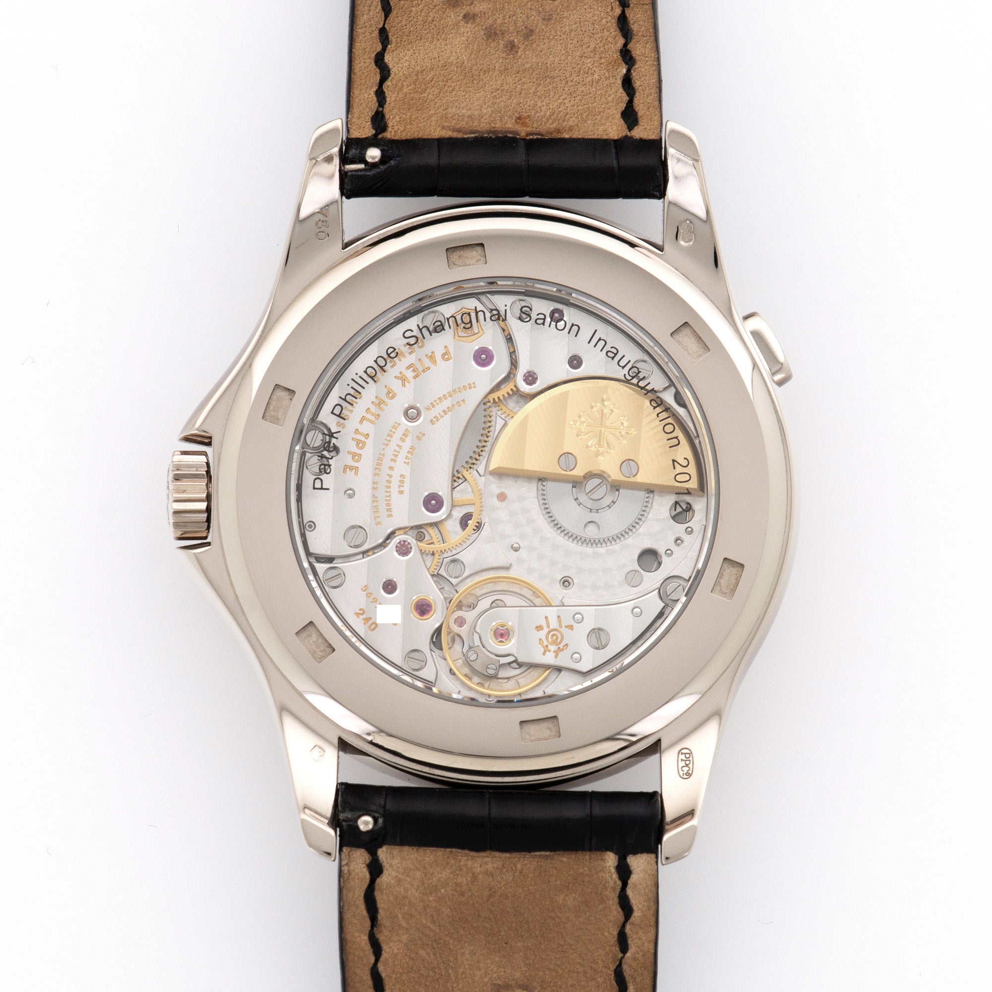 Patek Philippe - Patek Philippe White Gold World Time Watch Ref. 5130, Shanghai Edition - The Keystone Watches