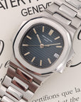 Patek Philippe - Patek Philippe Steel Nautilus Watch Ref. 3800 with Original Box and Papers - The Keystone Watches