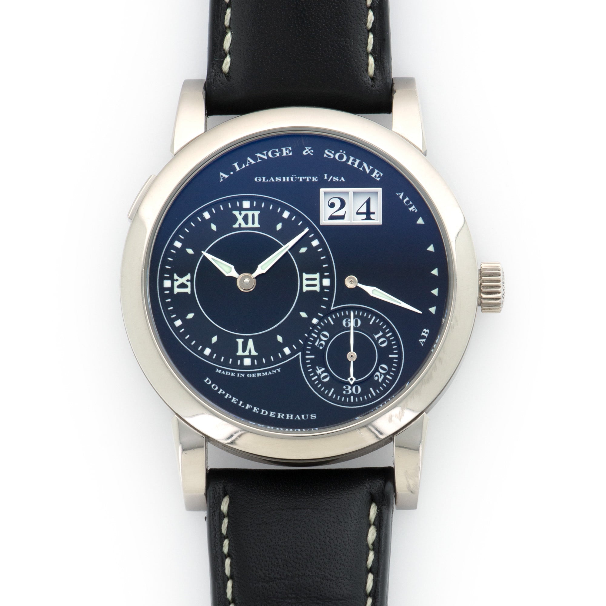 A. Lange & Sohne - A. Lange & Sohne White Gold Lange 1 Luminous Watch Ref. 101.029 - The Keystone Watches