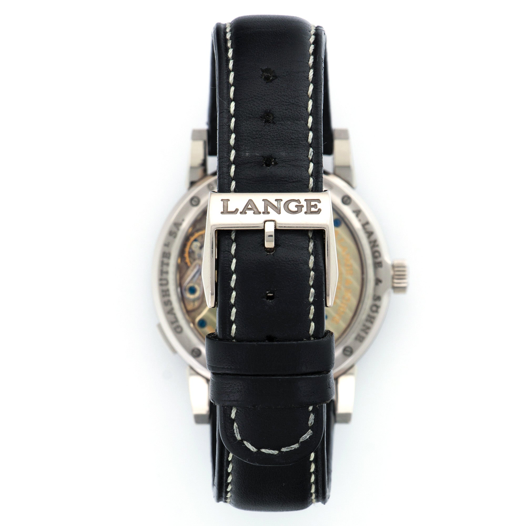 A. Lange & Sohne - A. Lange & Sohne White Gold Lange 1 Luminous Watch Ref. 101.029 - The Keystone Watches