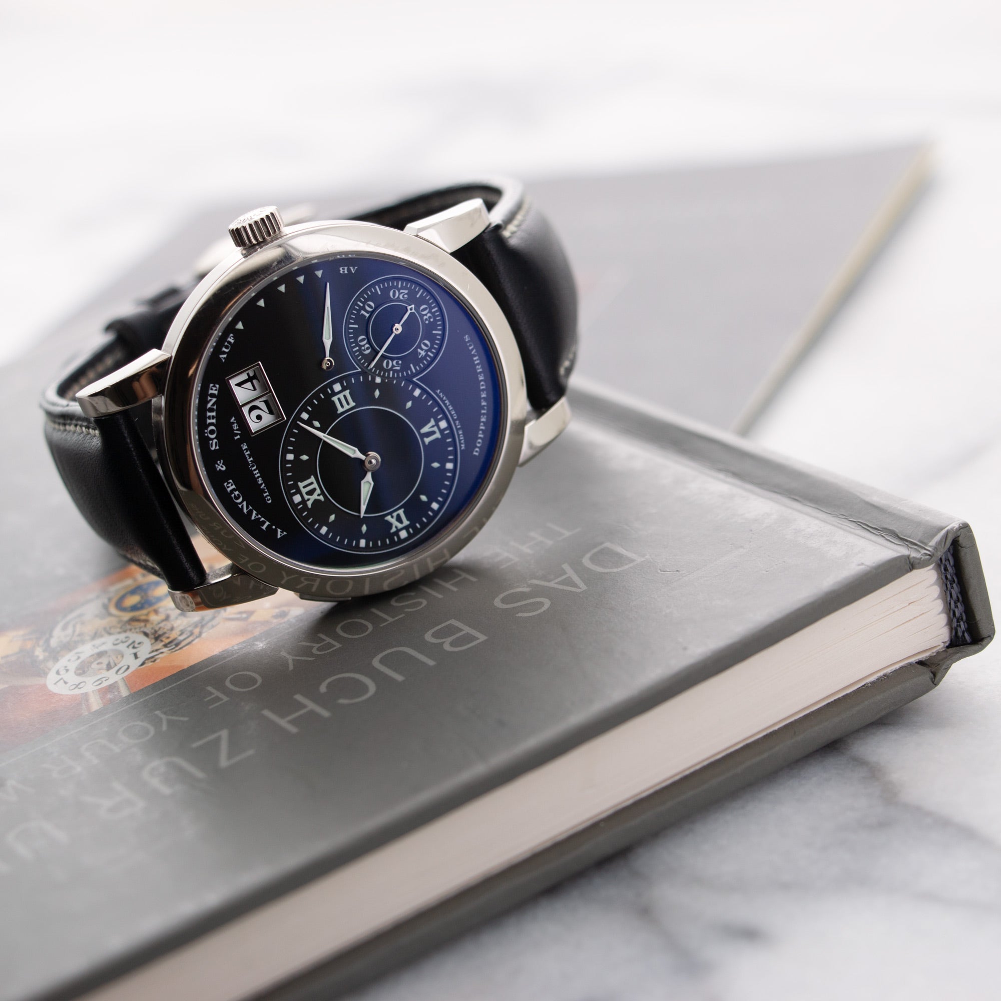 A. Lange & Sohne - A. Lange & Sohne White Gold Lange 1 Luminous Watch Ref. 101.029 - The Keystone Watches