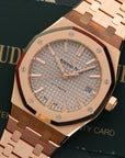 Audemars Piguet - Audemars Piguet Royal Oak Rose Gold Automatic Watch - The Keystone Watches