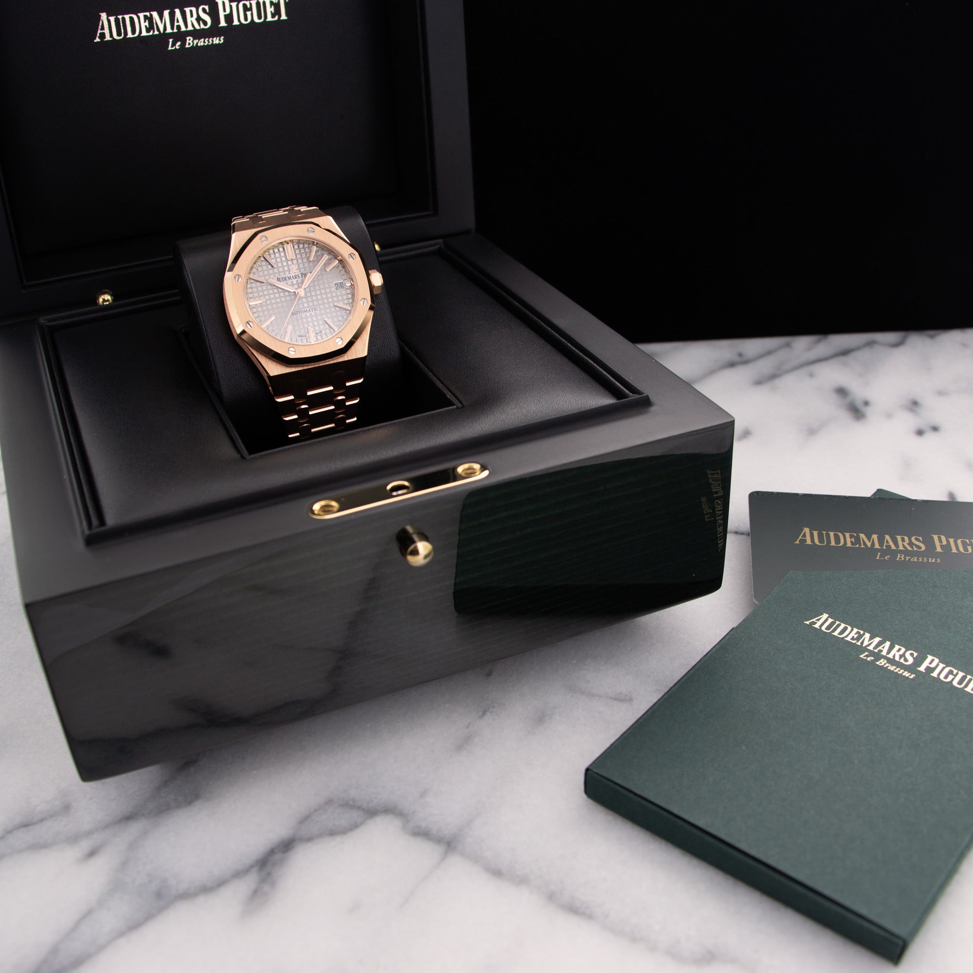 Audemars Piguet - Audemars Piguet Royal Oak Rose Gold Automatic Watch - The Keystone Watches