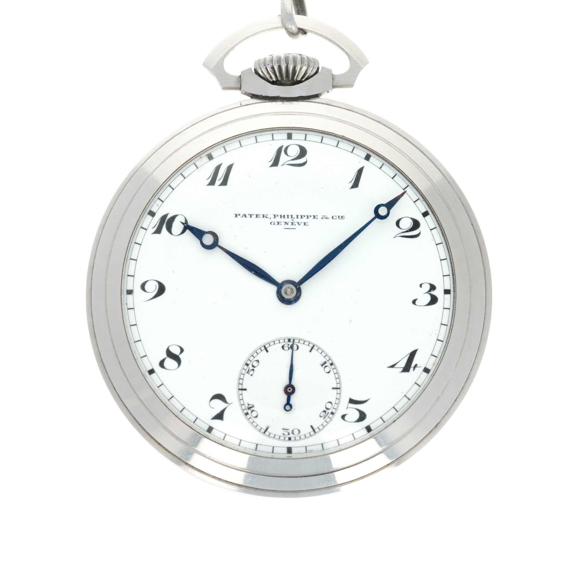 Patek Philippe - Patek Philippe Steel Pocket Watch - The Keystone Watches
