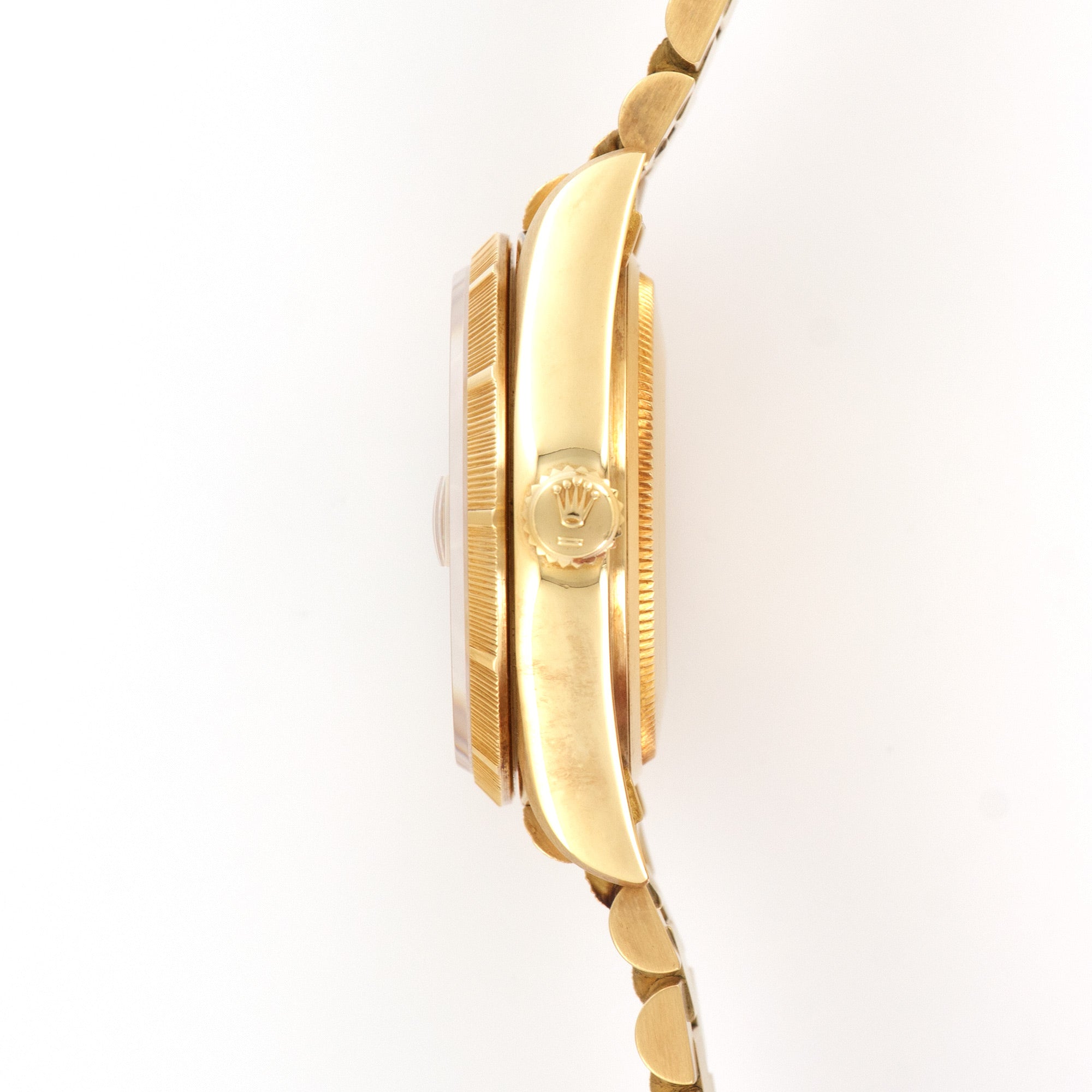 Rolex - Rolex Yellow Gold Day-Date Bark Finish Watch Ref. 18078 - The Keystone Watches