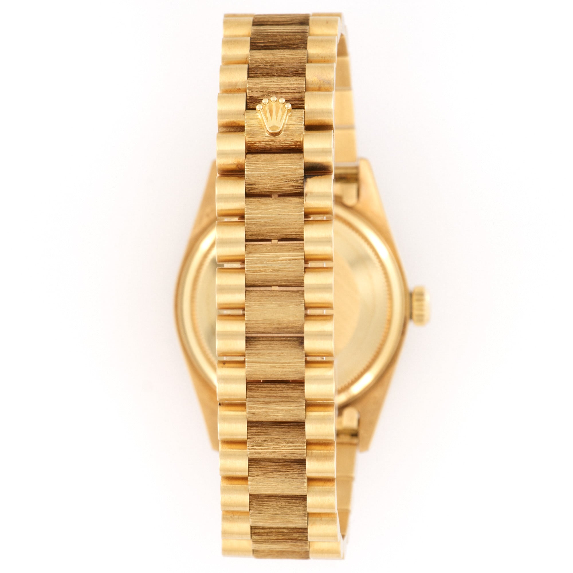 Rolex - Rolex Yellow Gold Day-Date Bark Finish Watch Ref. 18078 - The Keystone Watches