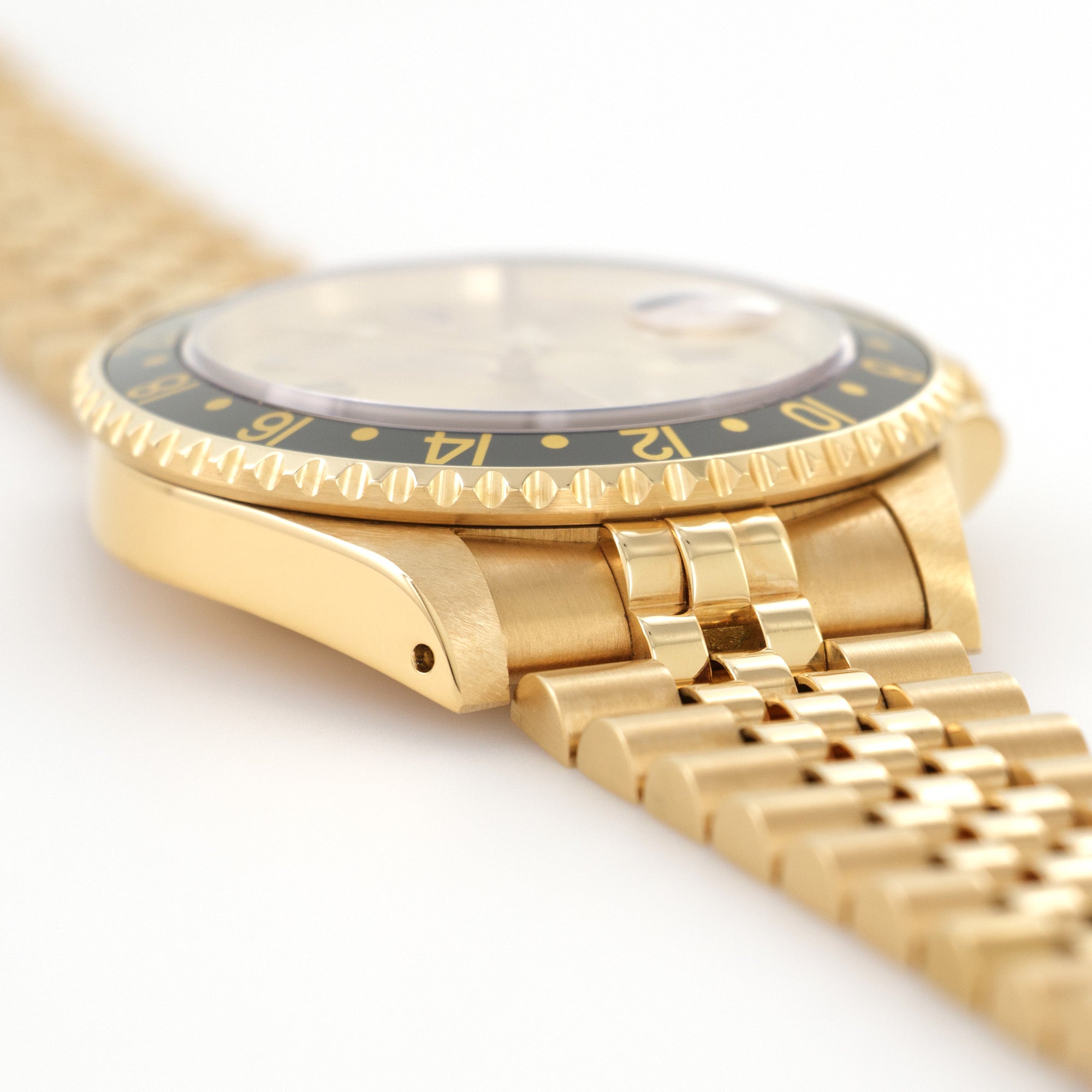 Rolex - Rolex Yellow Gold GMT-Master II Diamond Ruby Watch Ref. 16718 - The Keystone Watches