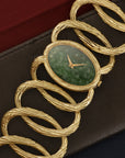 Piaget - Piaget Yellow Gold Bamboo Jade Watch, 1970s - The Keystone Watches