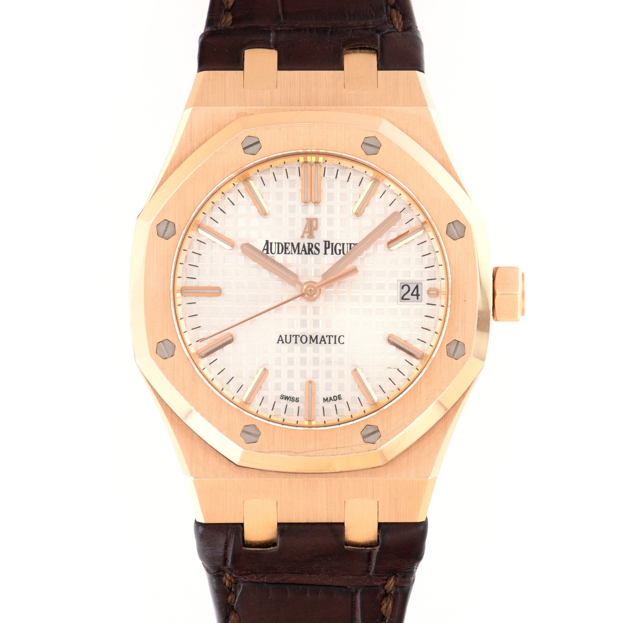 Audemars Piguet - Audemars Piguet Rose Gold Automatic Royal Oak Ref. 15450 - The Keystone Watches