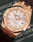 Audemars Piguet - Audemars Piguet Rose Gold Automatic Royal Oak Ref. 15450 - The Keystone Watches