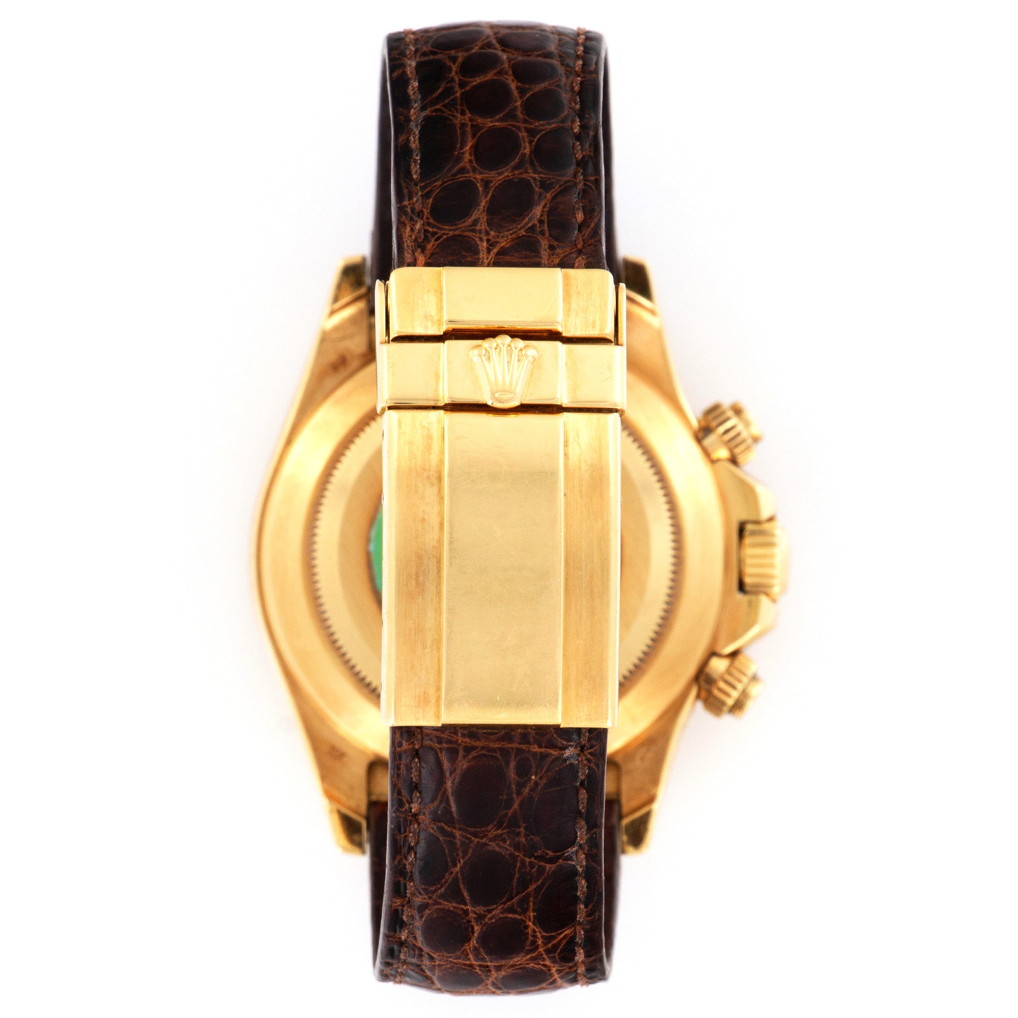 Rolex - Rolex Yellow Gold Zenith Cosmograph Daytona Watch, Ref 16518 with Original Box and Papers - The Keystone Watches