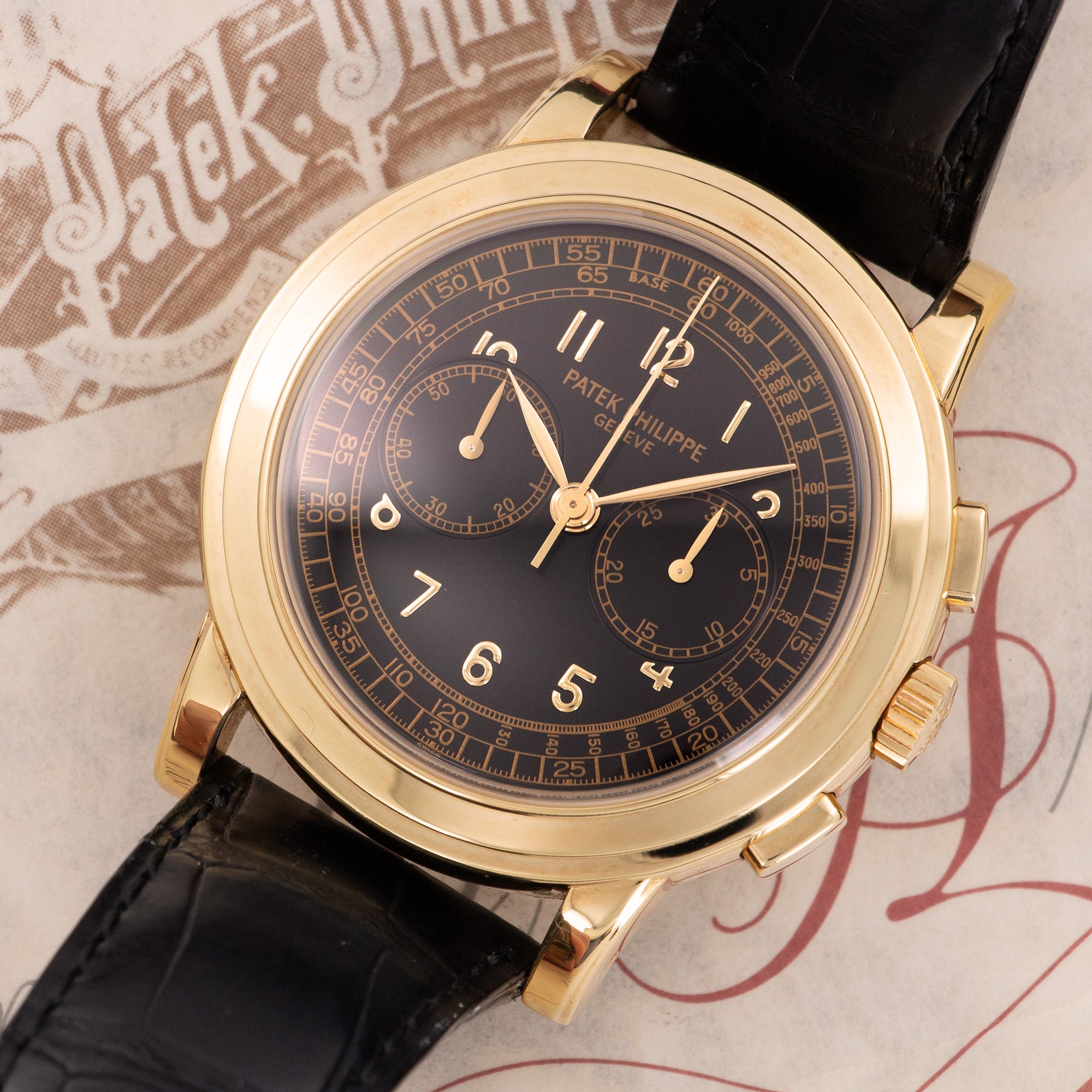 Patek Philippe - Patek Philippe Yellow Gold Chronograph Watch Ref. 5070 - The Keystone Watches