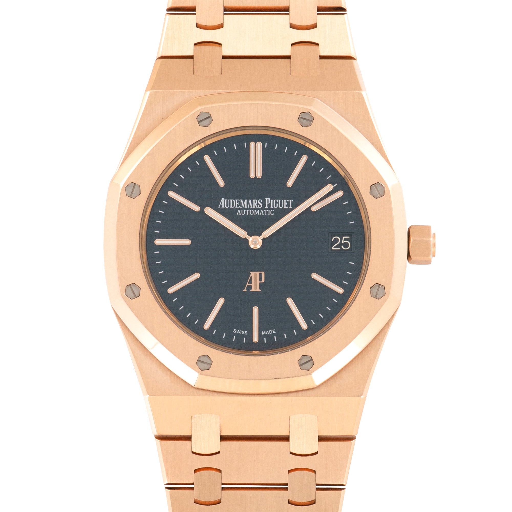 Audemars Piguet - Audemars Piguet Rose Gold Royal Oak Ultra-Thin Watch Ref. 15202 - The Keystone Watches