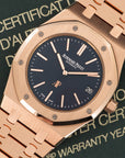 Audemars Piguet - Audemars Piguet Rose Gold Royal Oak Ultra-Thin Watch Ref. 15202 - The Keystone Watches