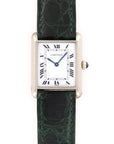 Cartier - Cartier White Gold Tank Manual-Wind Watch - The Keystone Watches