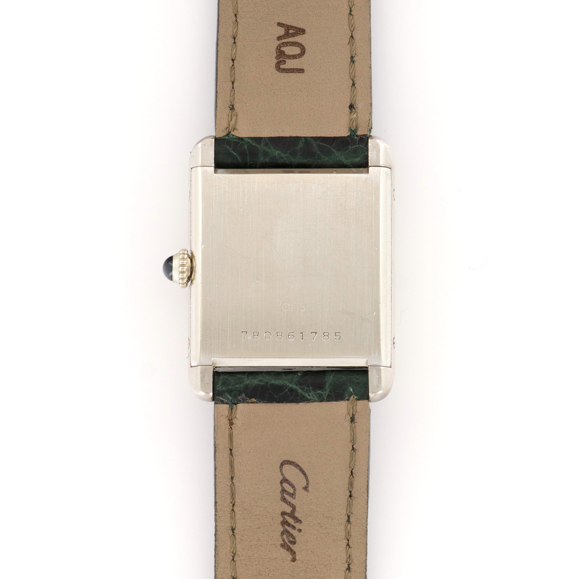 Cartier - Cartier White Gold Tank Manual-Wind Watch - The Keystone Watches