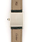 Cartier - Cartier White Gold Tank Manual-Wind Watch - The Keystone Watches