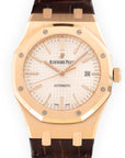 Audemars Piguet - Audemars Piguet Rose Gold Royal Oak Watch Ref. 15400, with Box and Papers - The Keystone Watches