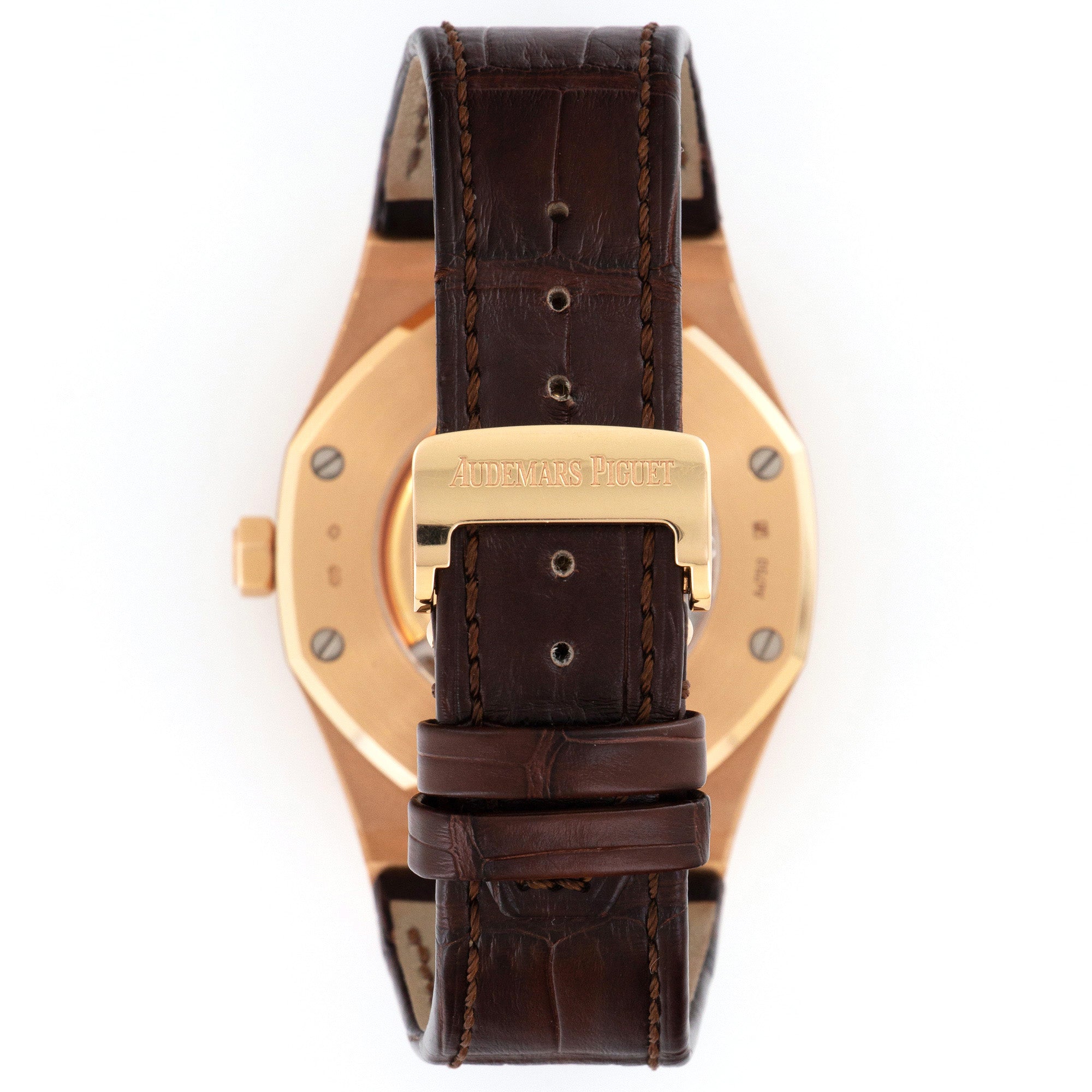 Audemars Piguet - Audemars Piguet Rose Gold Royal Oak Watch Ref. 15400, with Box and Papers - The Keystone Watches