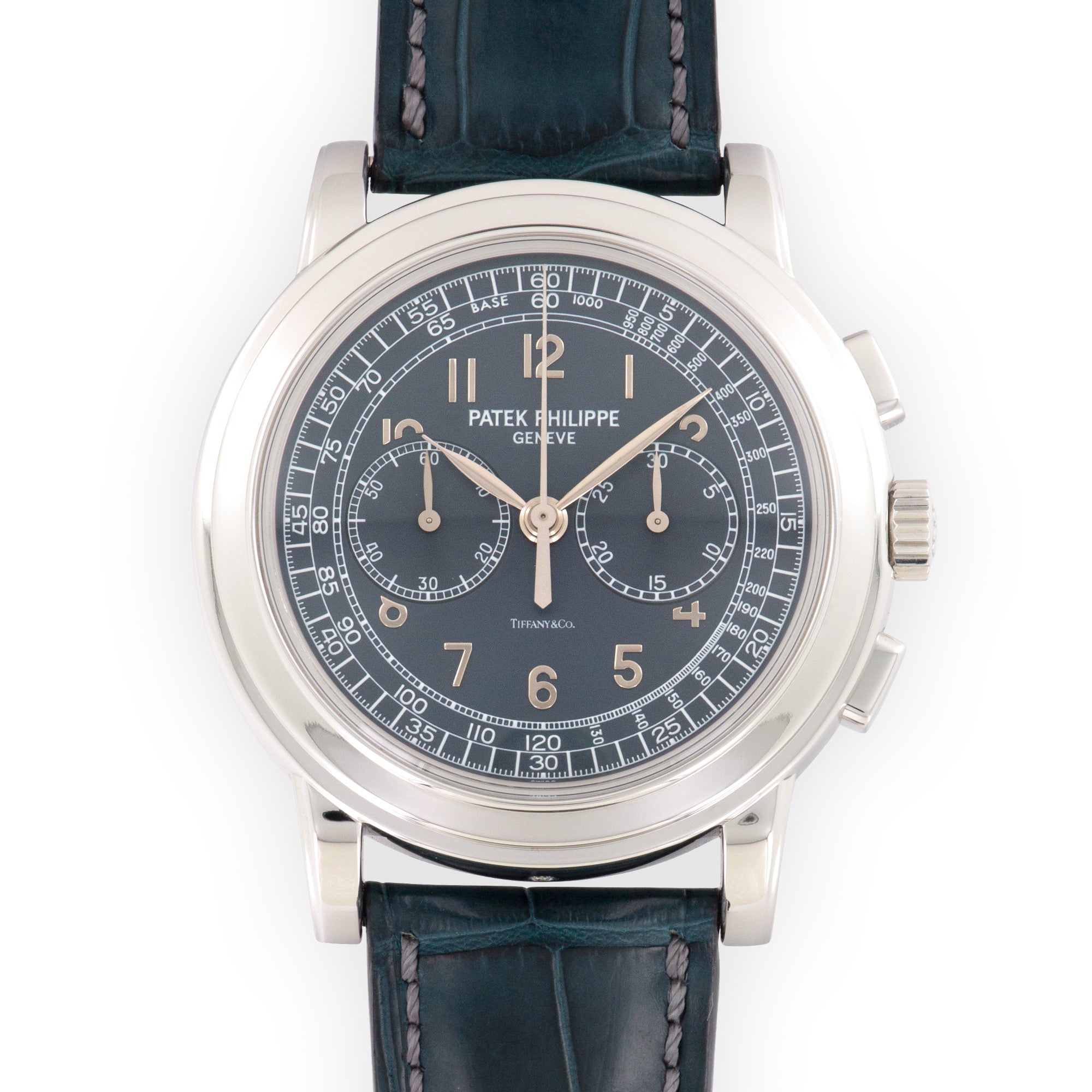 Patek Philippe - Patek Philippe Platinum Chronograph Watch Ref. 5070, Retailed by Tiffany & Co. - The Keystone Watches