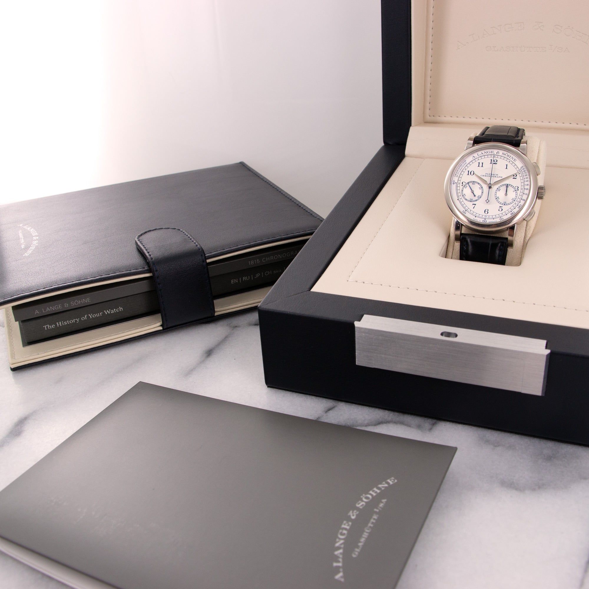 A. Lange & Sohne - A Lange & Sohne White Gold 1815 Chronograph Watch - The Keystone Watches