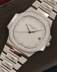 Patek Philippe - Patek Philippe White Gold Nautilus Diamond Watch Ref. 3800 - The Keystone Watches