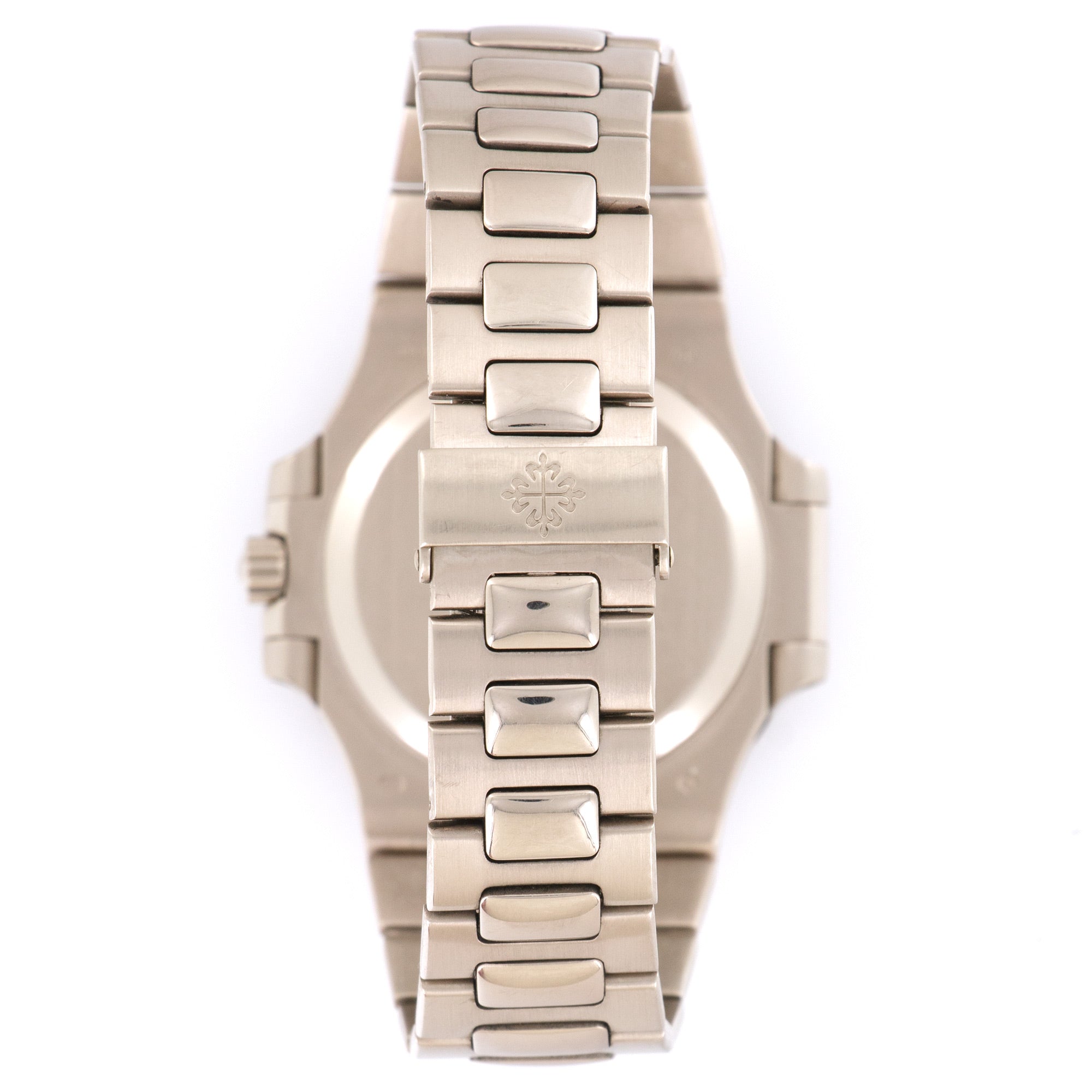 Patek Philippe - Patek Philippe White Gold Nautilus Diamond Watch Ref. 3800 - The Keystone Watches