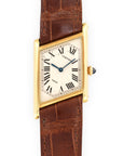 Cartier - Cartier Yellow Gold Asymmetrical Tank Watch, Piece Unique - The Keystone Watches