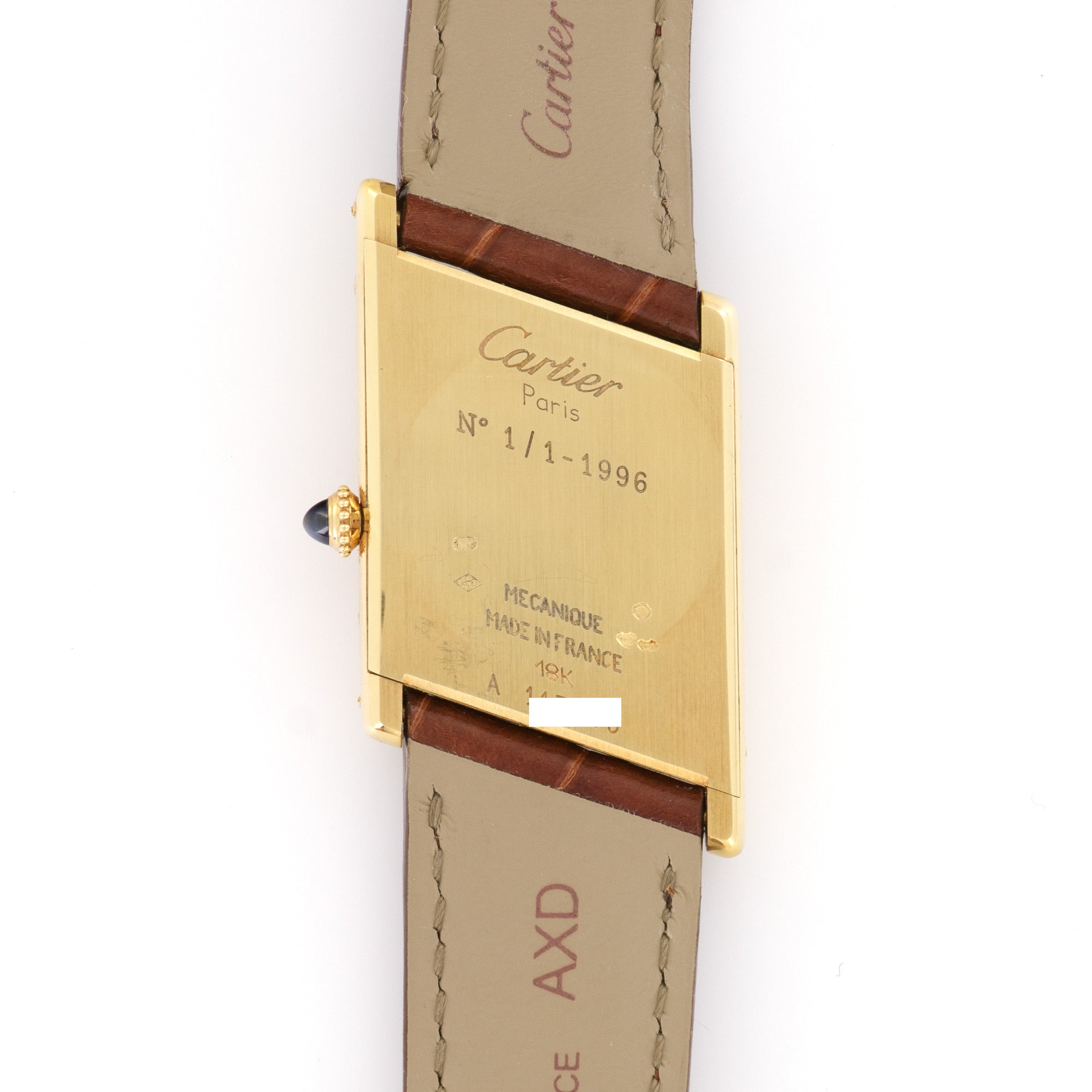 Cartier - Cartier Yellow Gold Asymmetrical Tank Watch, Piece Unique - The Keystone Watches