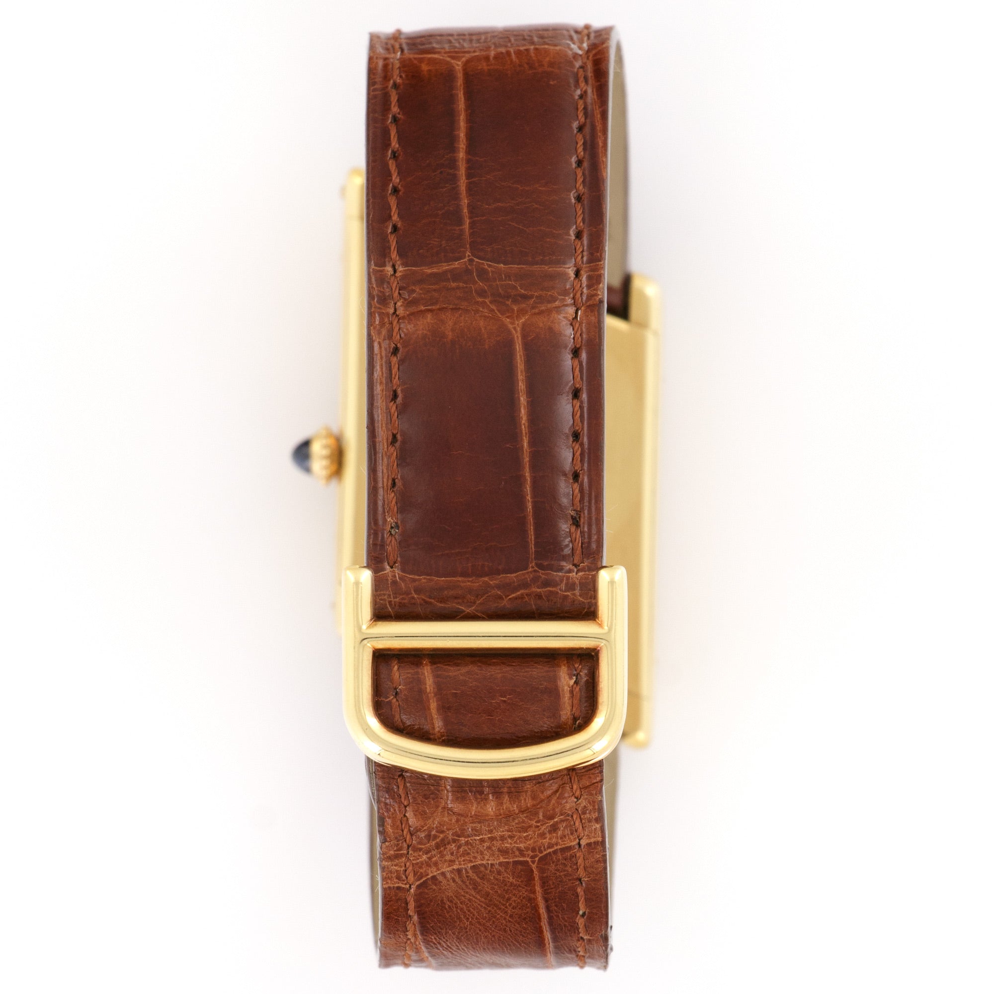 Cartier - Cartier Yellow Gold Asymmetrical Tank Watch, Piece Unique - The Keystone Watches