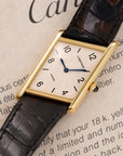 Cartier - Cartier Yellow Gold Asymmetrical Tank Watch, with Original Box and Certificate - The Keystone Watches