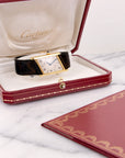 Cartier - Cartier Yellow Gold Asymmetrical Tank Watch, with Original Box and Certificate - The Keystone Watches