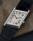 Cartier - Cartier Platinum Asymmetrical Tank Watch, Piece Unique - The Keystone Watches