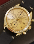 Omega - Omega Yellow Gold Speedmaster Chronograph Watch - The Keystone Watches