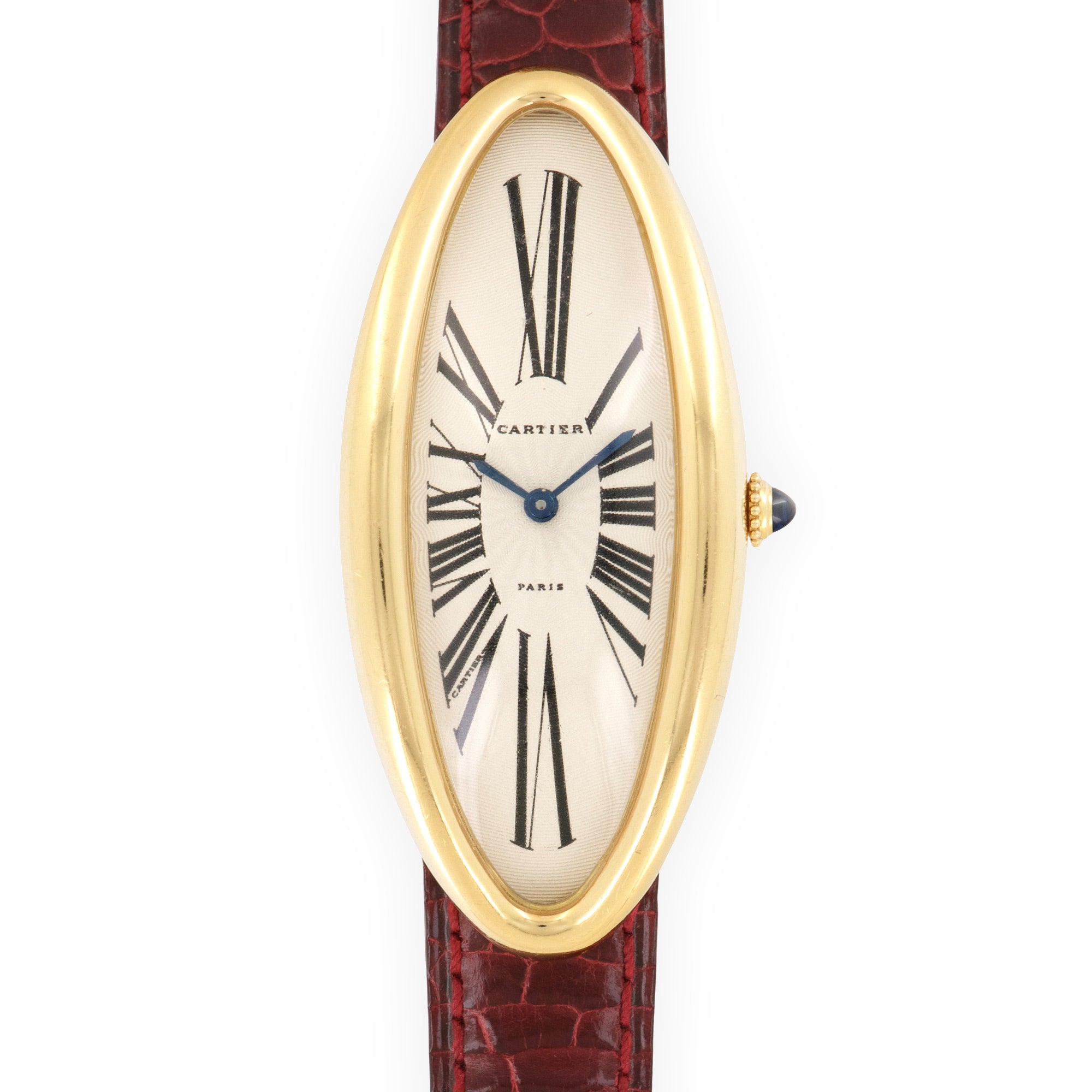 Cartier - Cartier Yellow Gold Maxi Oval Watch - The Keystone Watches