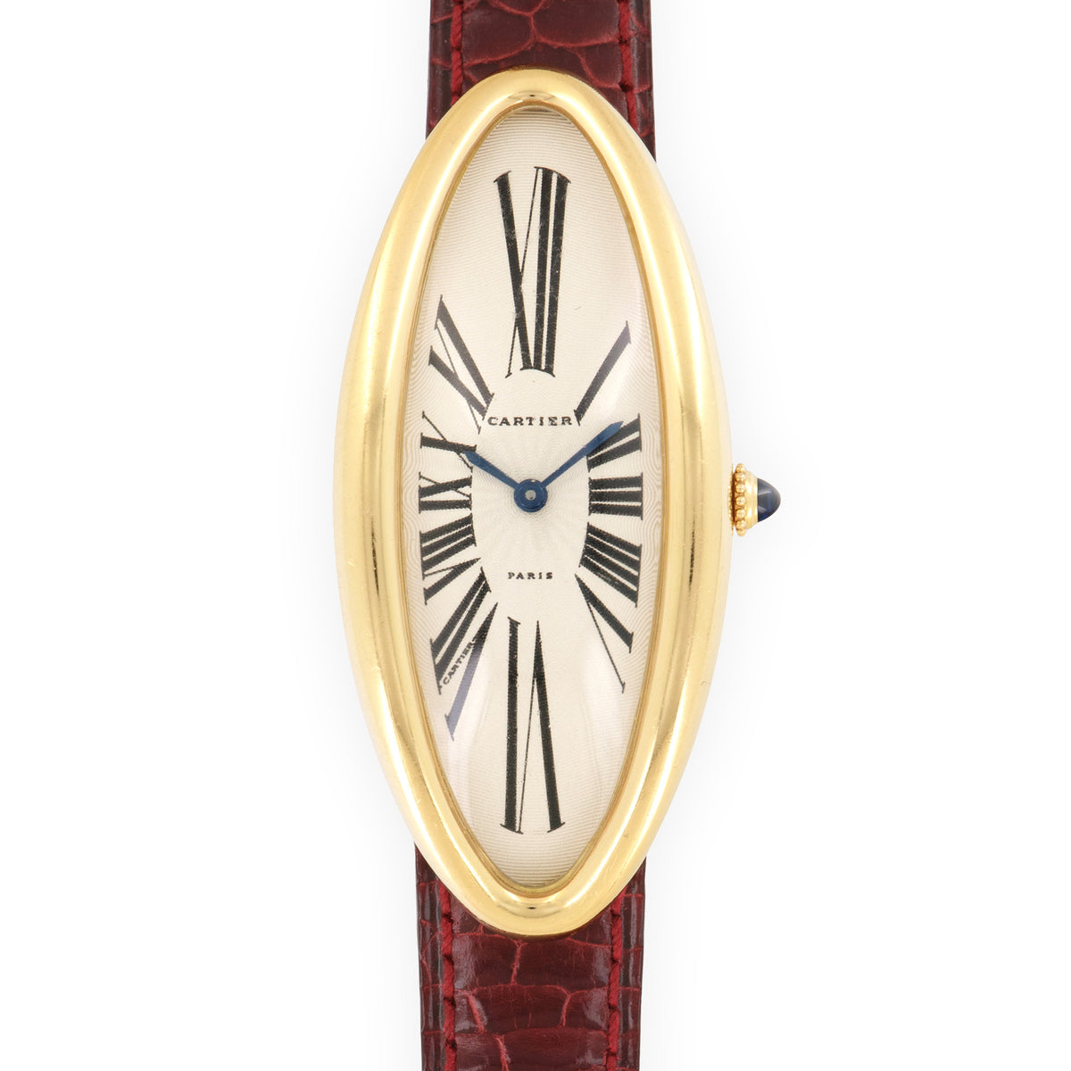 Cartier oval watch best sale