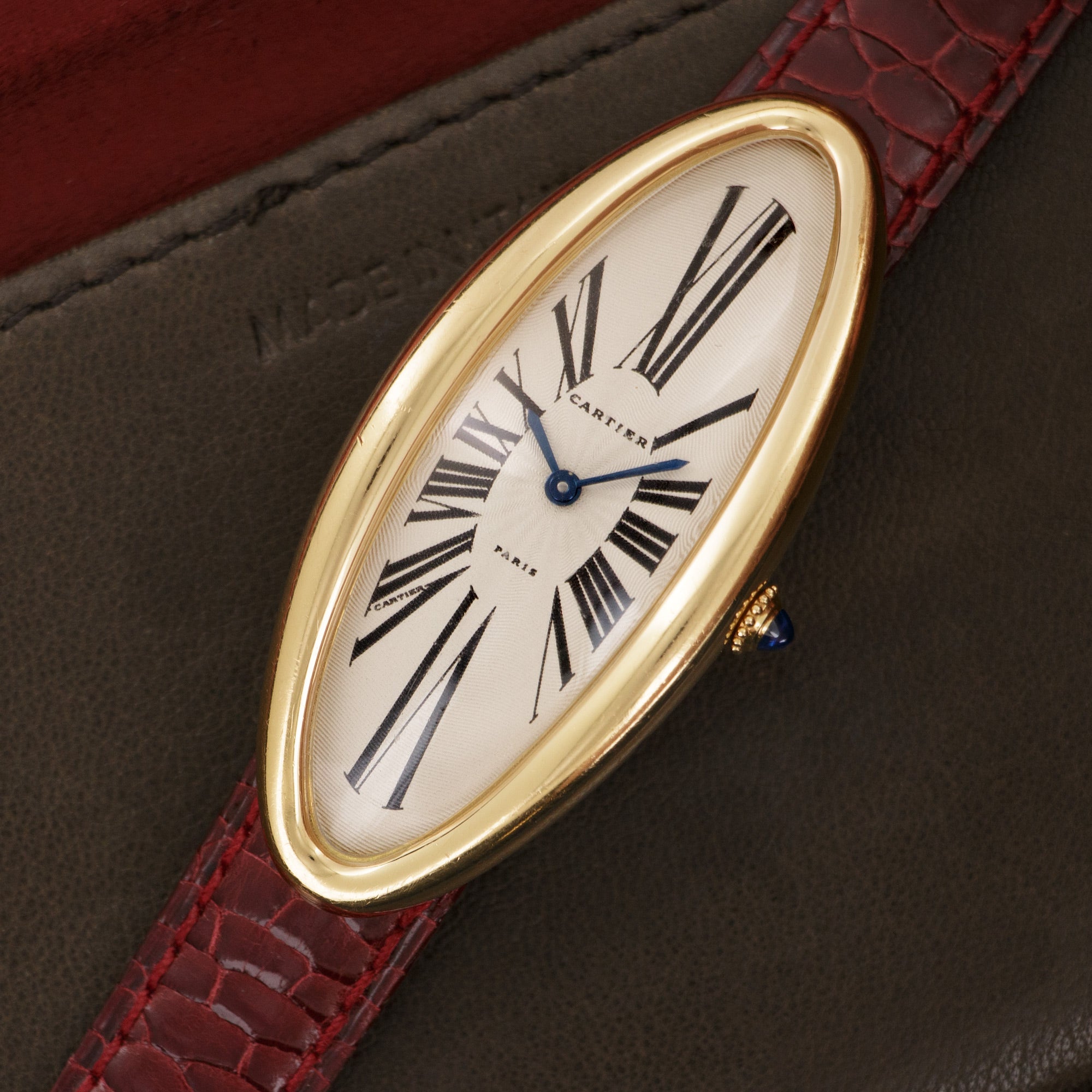 Cartier - Cartier Yellow Gold Maxi Oval Watch - The Keystone Watches