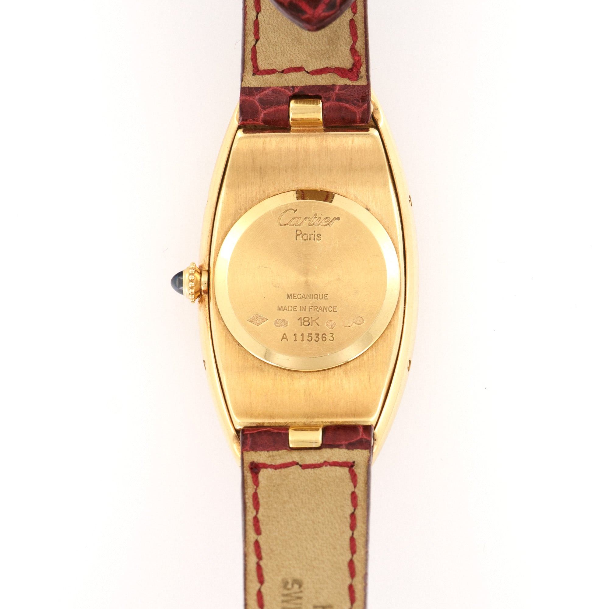 Cartier - Cartier Yellow Gold Maxi Oval Watch - The Keystone Watches