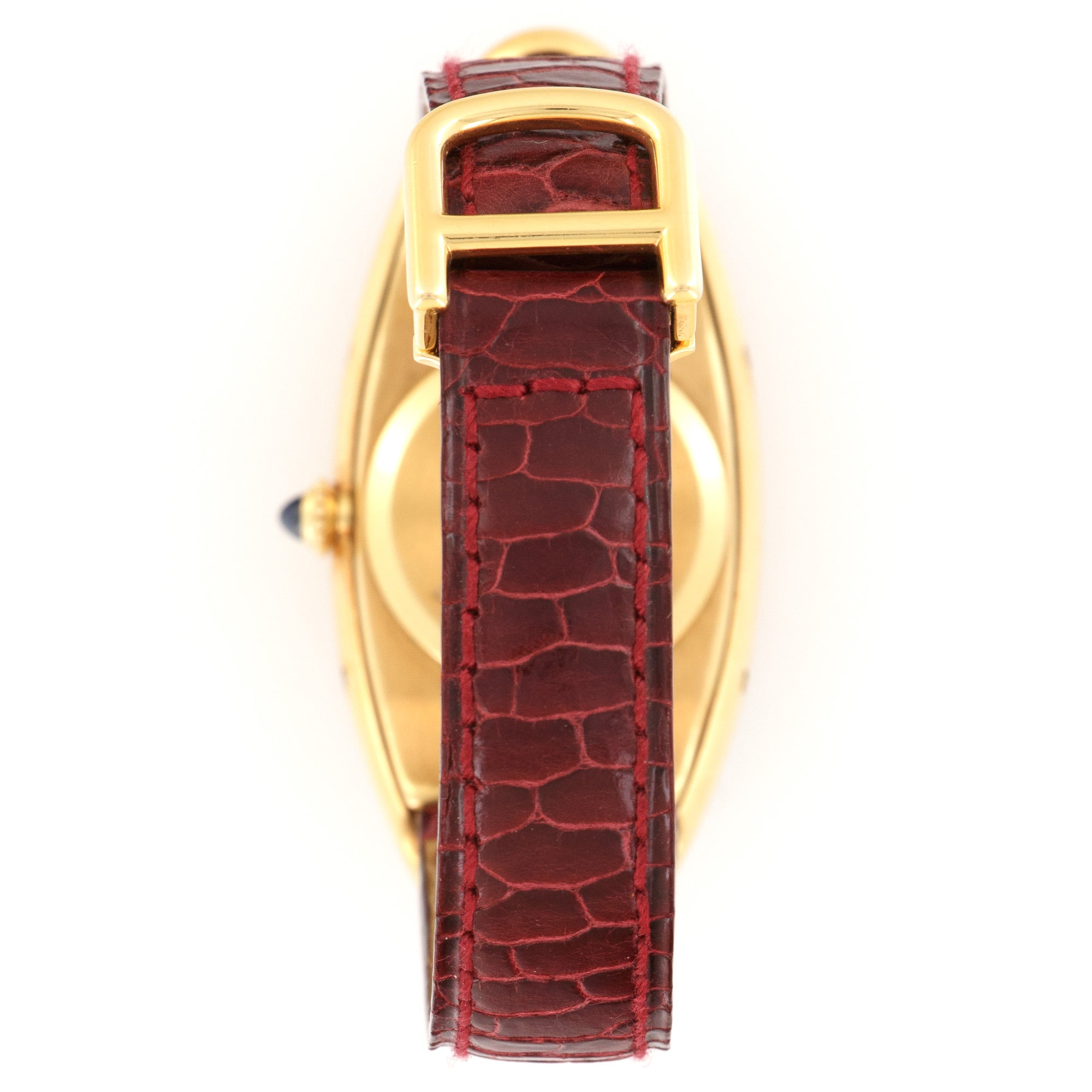 Cartier - Cartier Yellow Gold Maxi Oval Watch - The Keystone Watches