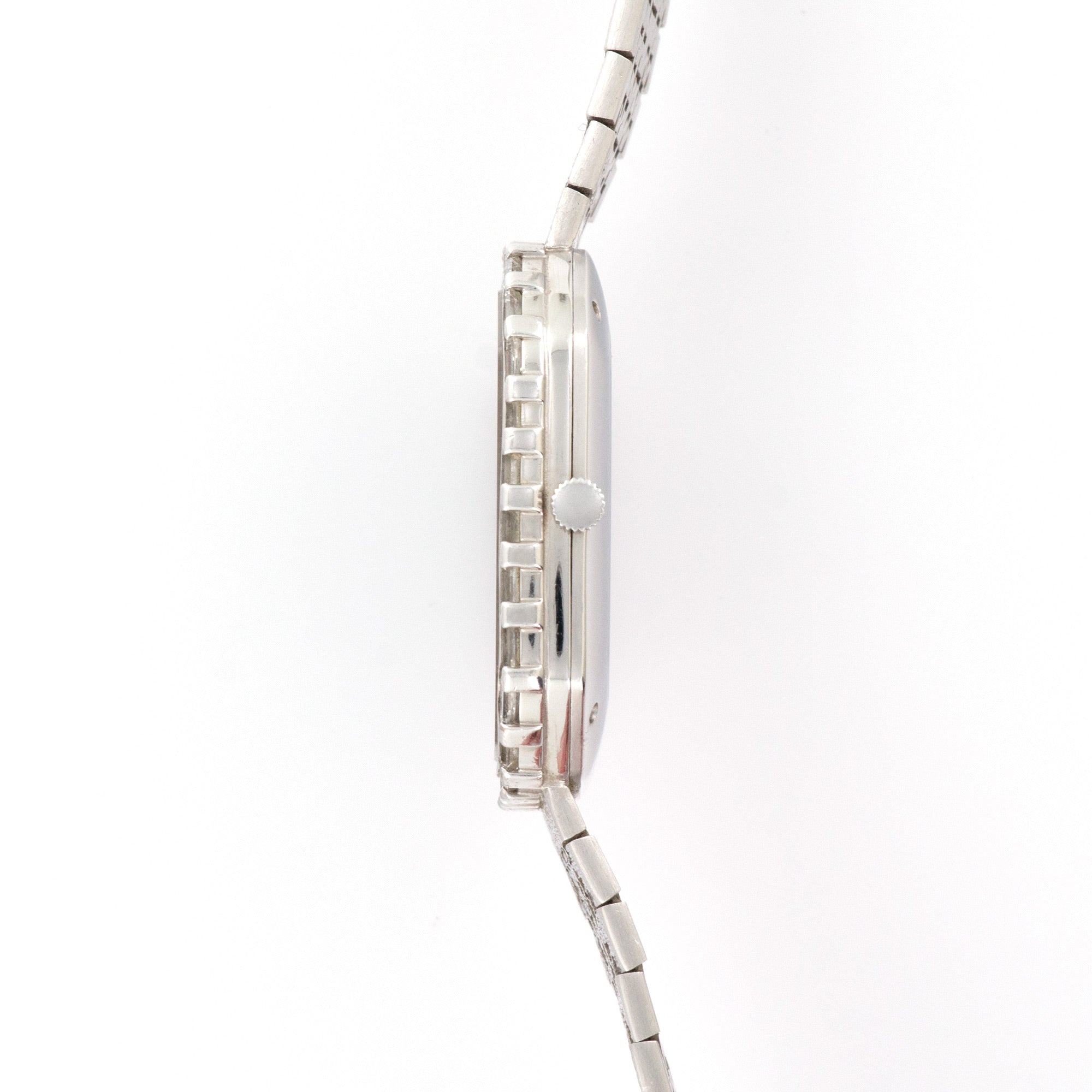 Piaget - Piaget White Gold Onyx & Baguette Diamond Watch - The Keystone Watches