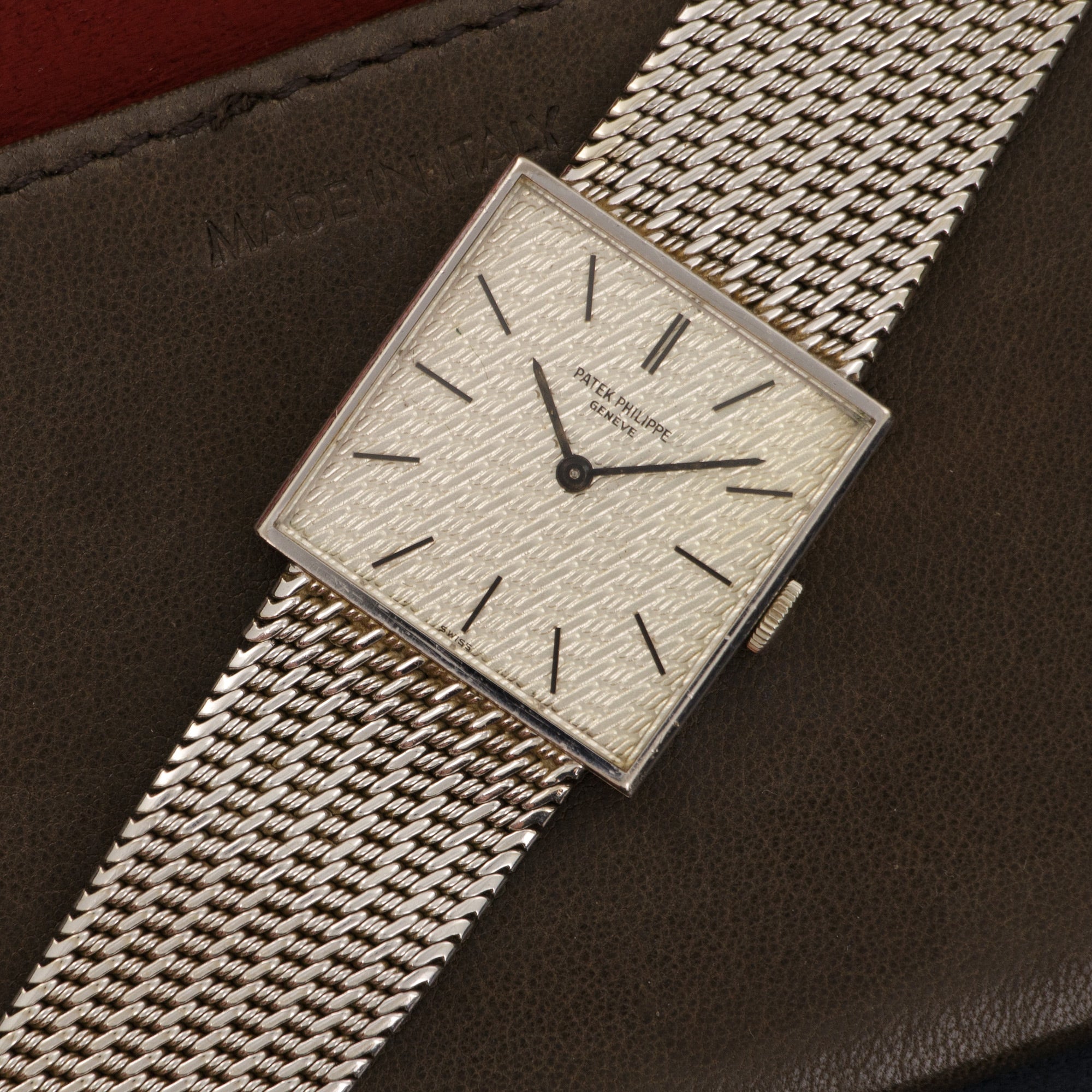 Patek Philippe - Patek Phlippe White Gold Bracelet Watch Ref. 3430 - The Keystone Watches