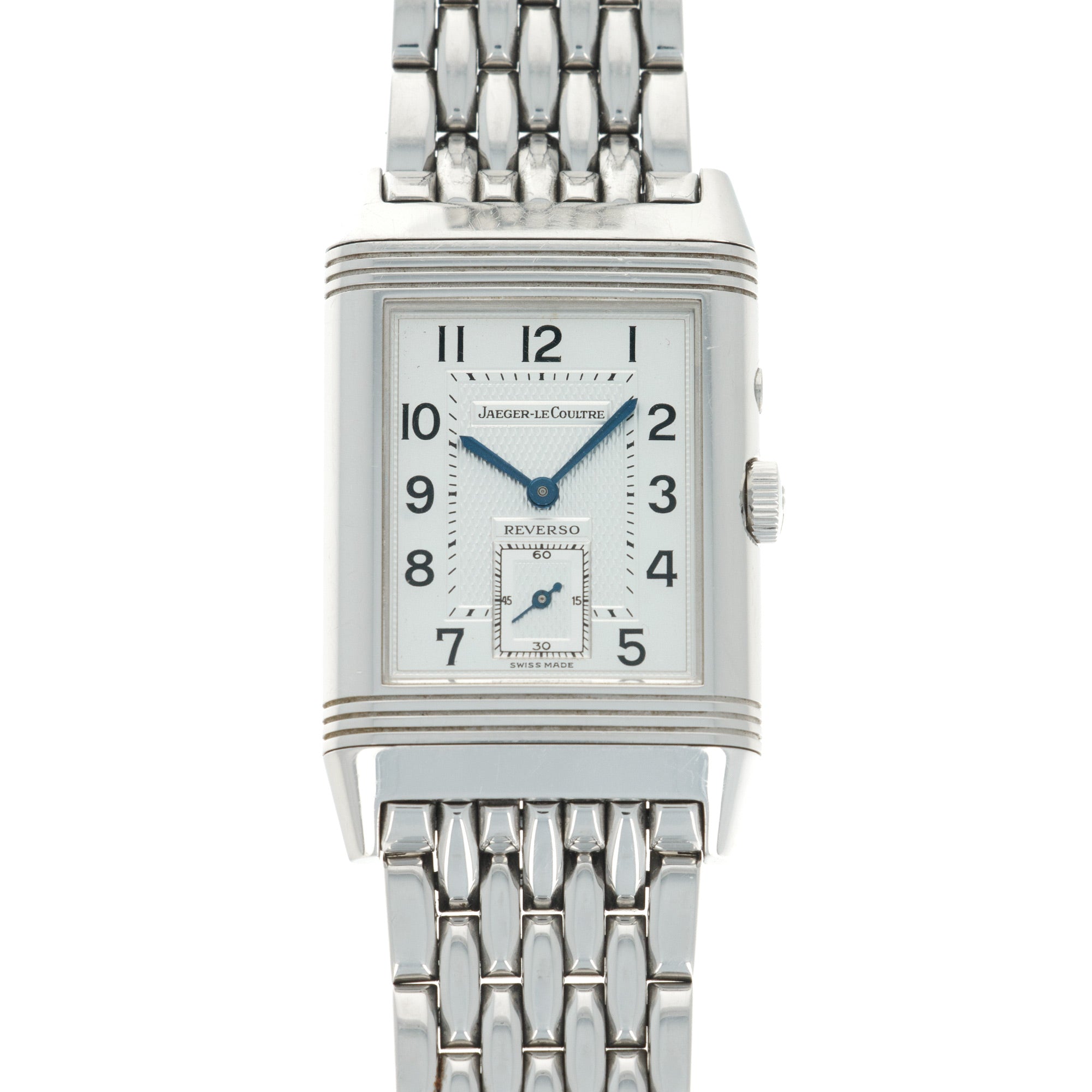 Jaeger LeCoultre - Jaeger Lecoultre Steel Reverso Day-Night Watch - The Keystone Watches