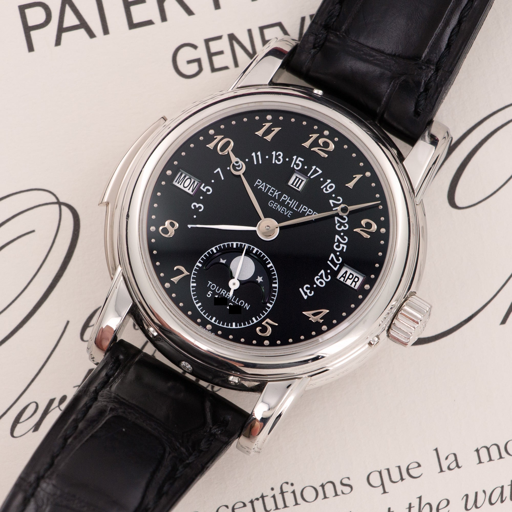 Patek Philippe - Patek Philippe Platinum Minute Repeating Tourbillon Watch Ref. 5016 - The Keystone Watches