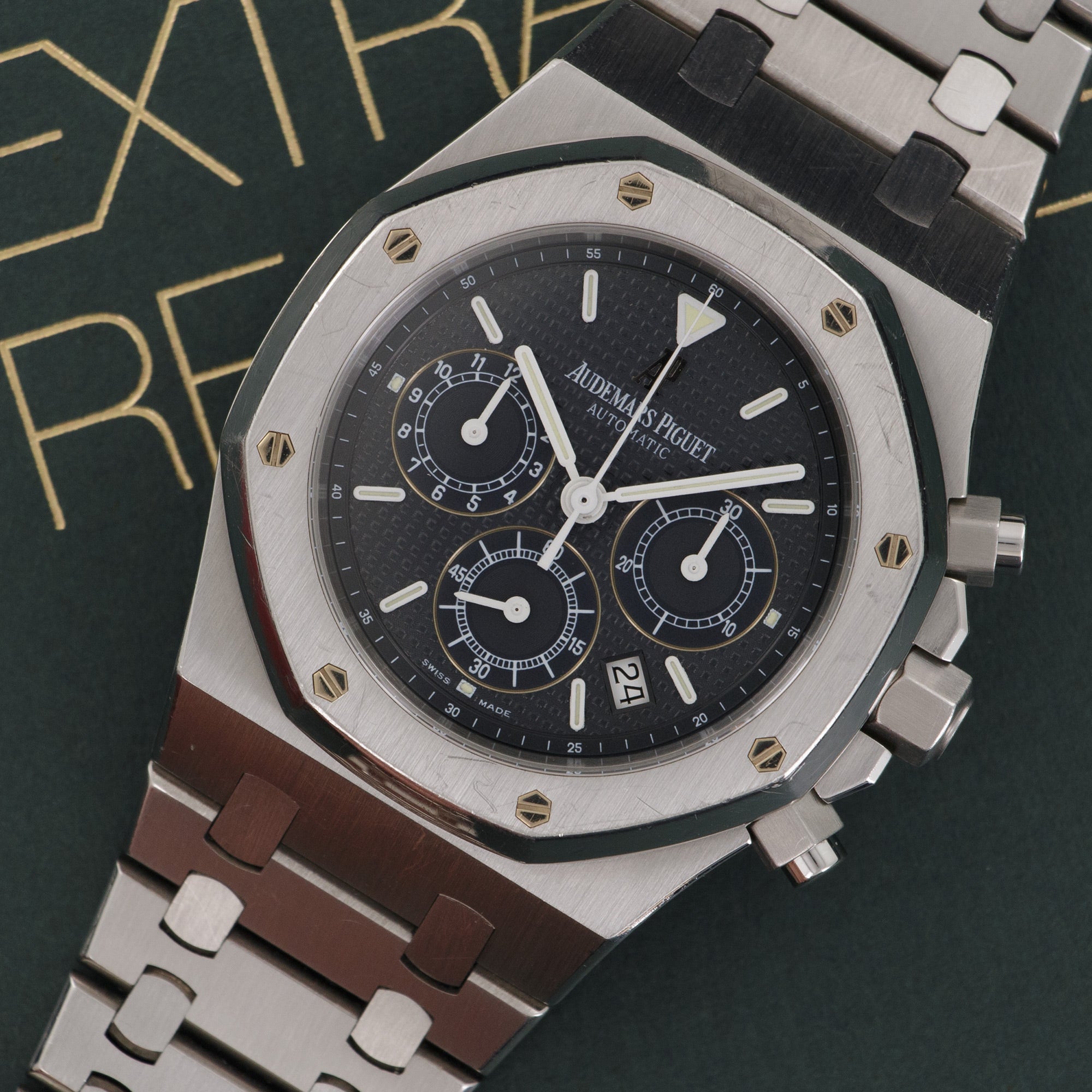 Audemars Piguet - Audemars Piguet Royal Oak Chronograph Blue Watch Ref. 25860ST - The Keystone Watches