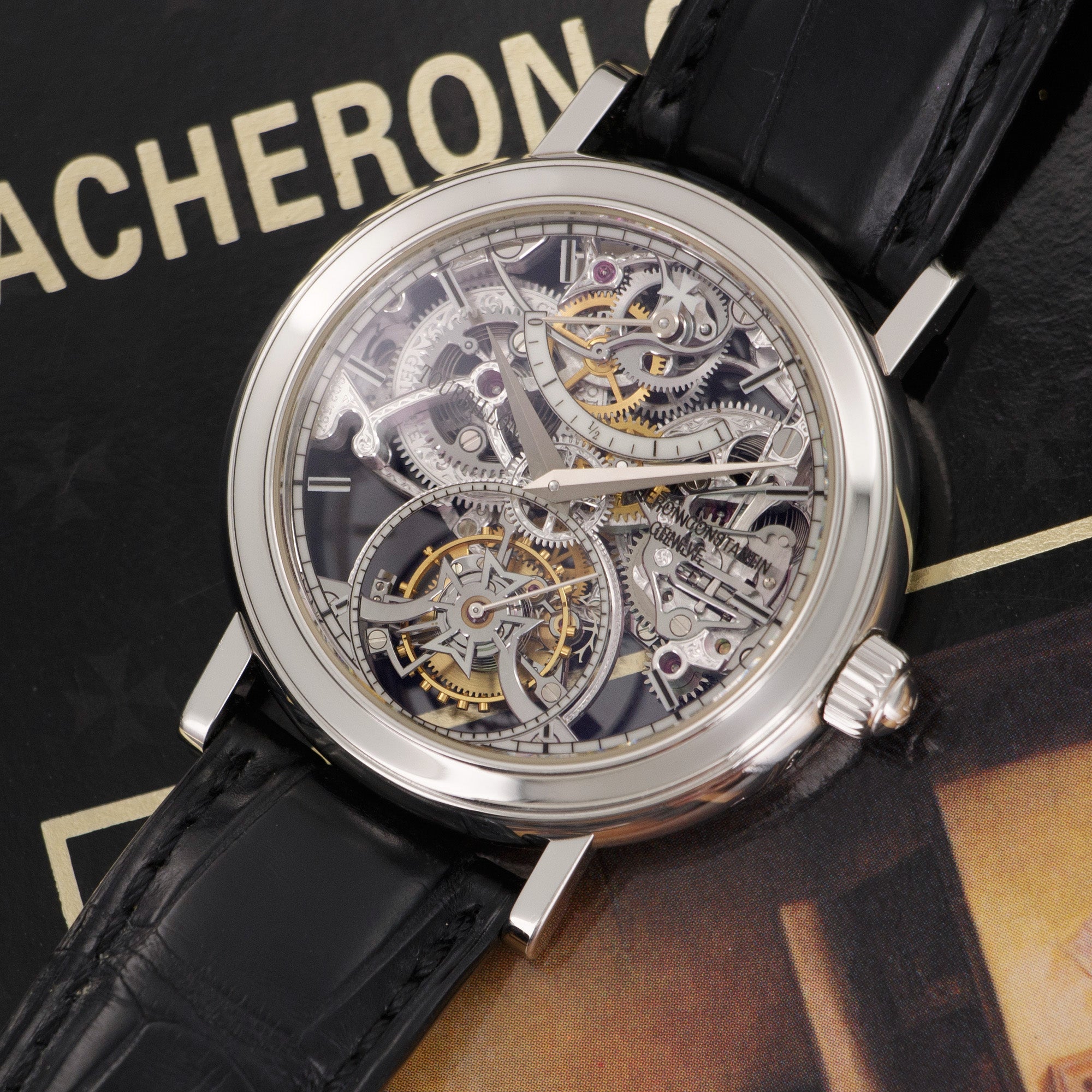 Vacheron Constantin - Vacheron Constantin Platinum Skeletonized Tourbillon Watch - The Keystone Watches