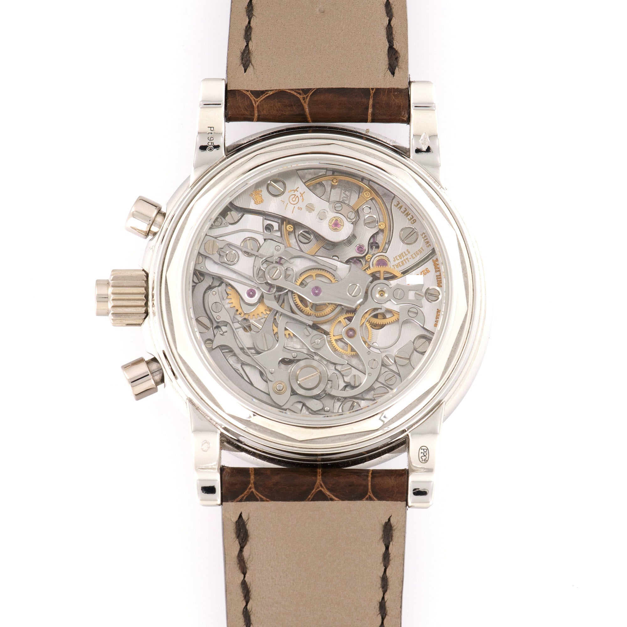 Patek Philippe - Patek Philippe Platinum Perpetual Split Seconds Chronograph Watch Ref. 5004 - The Keystone Watches