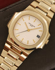 Patek Philippe - Patek Phlippe Yellow Gold Nautilus Automatic Watch Ref. 3800 - The Keystone Watches