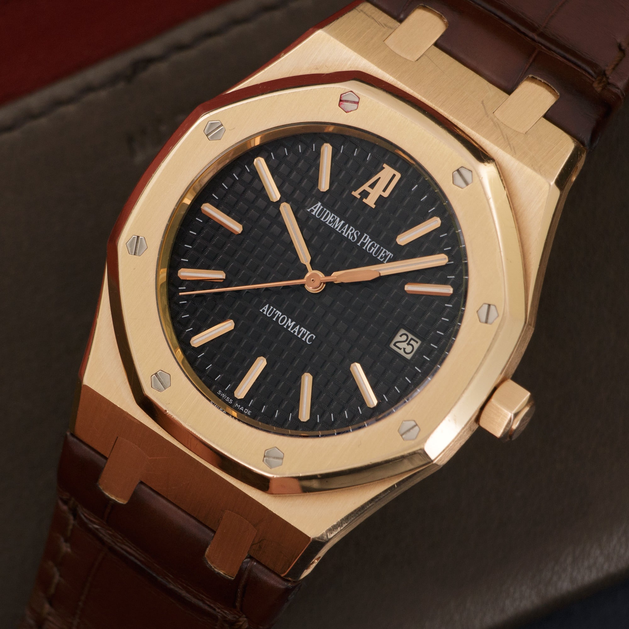 Audemars Piguet - Audemars Piguet Rose Gold Royal Oak Watch Ref. 15300 - The Keystone Watches
